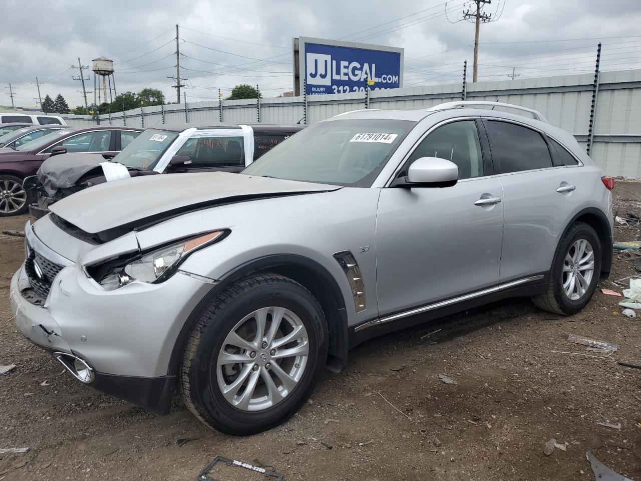 2017 Infiniti Qx70 VIN: JN8CS1MW5HM412158 Lot: 61791014