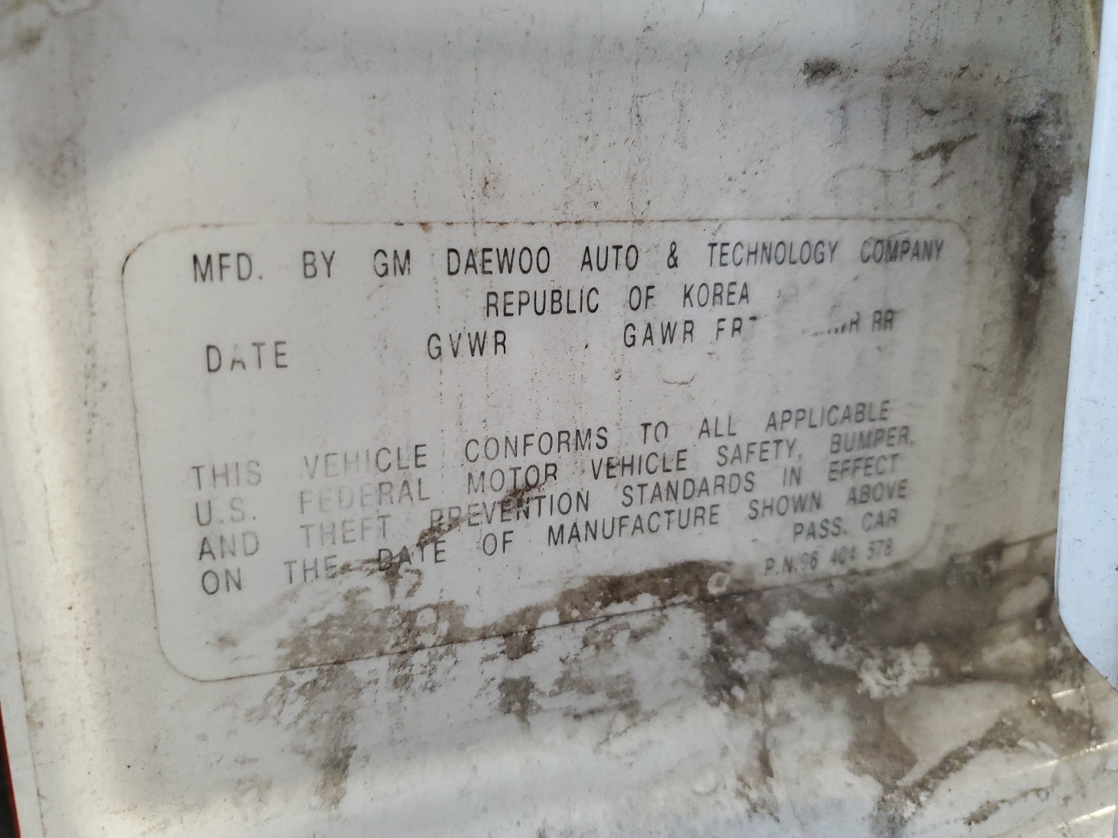 KL1TD56606B541953 2006 Chevrolet Aveo Base