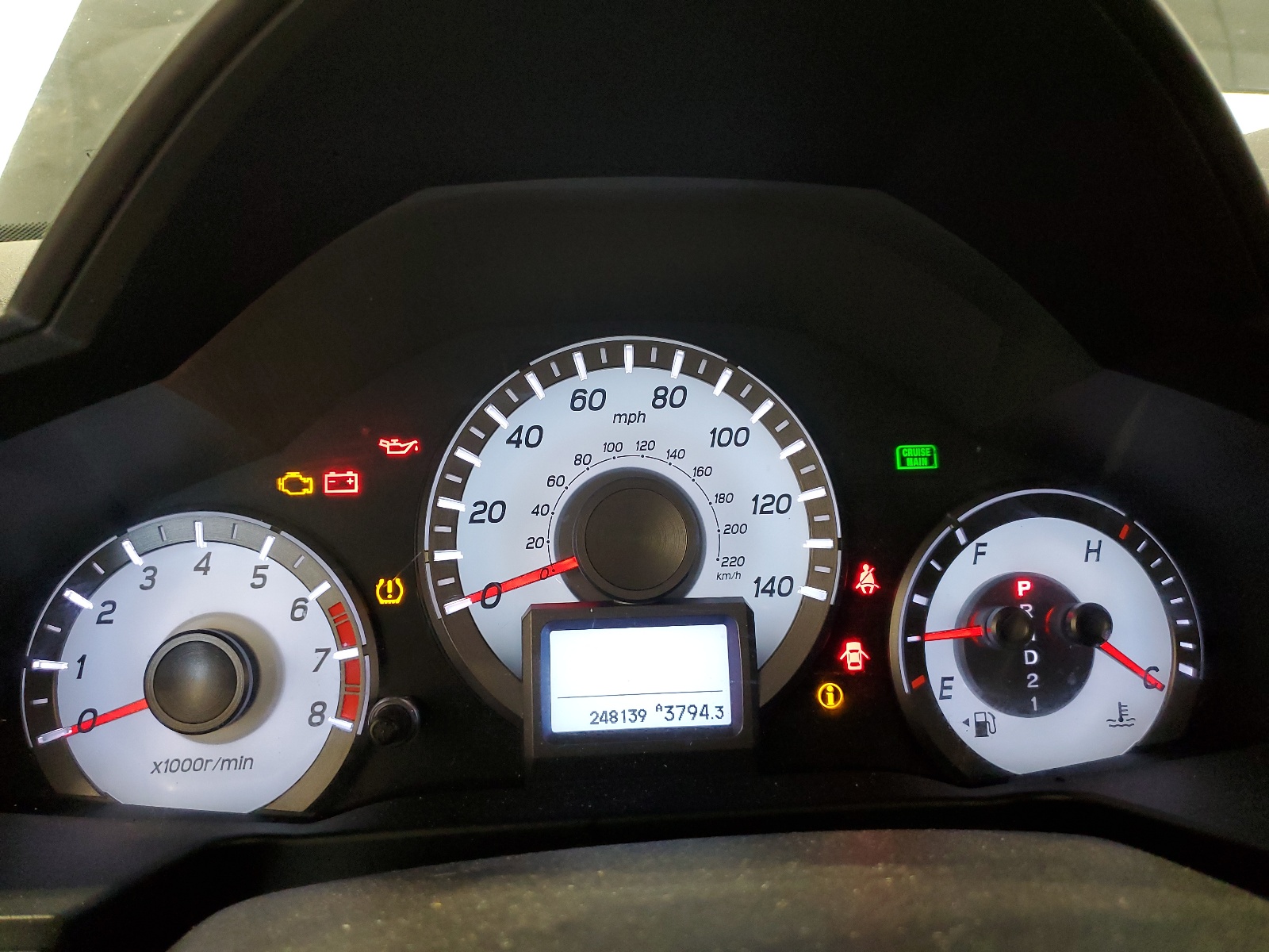 5FNYF4H99CB081601 2012 Honda Pilot Touring