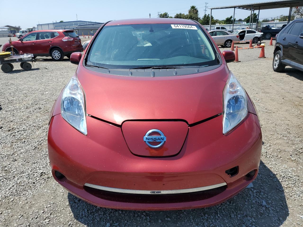 2014 Nissan Leaf S VIN: 1N4AZ0CP7EC334783 Lot: 64119564