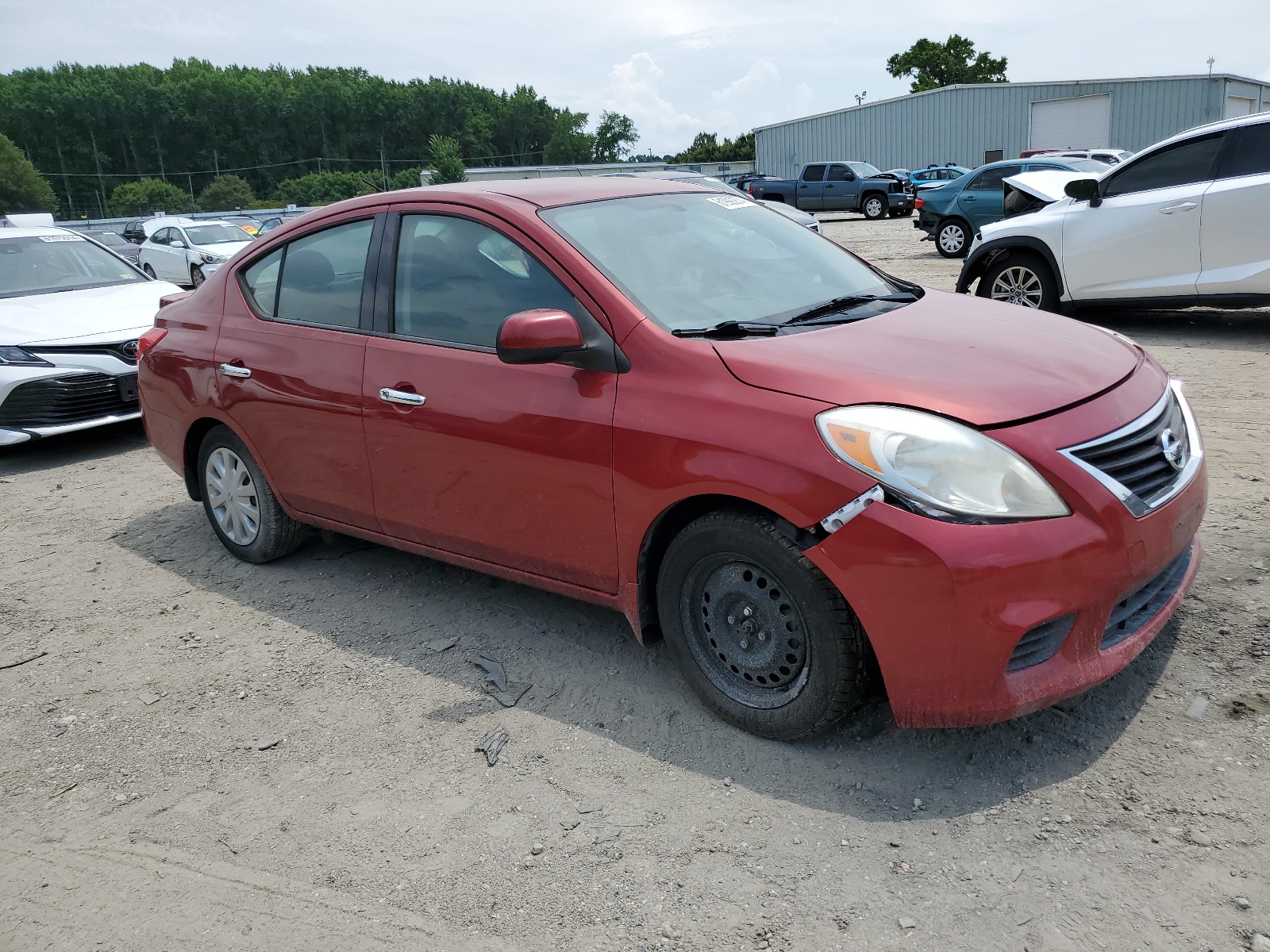 2014 Nissan Versa S vin: 3N1CN7AP2EK438377