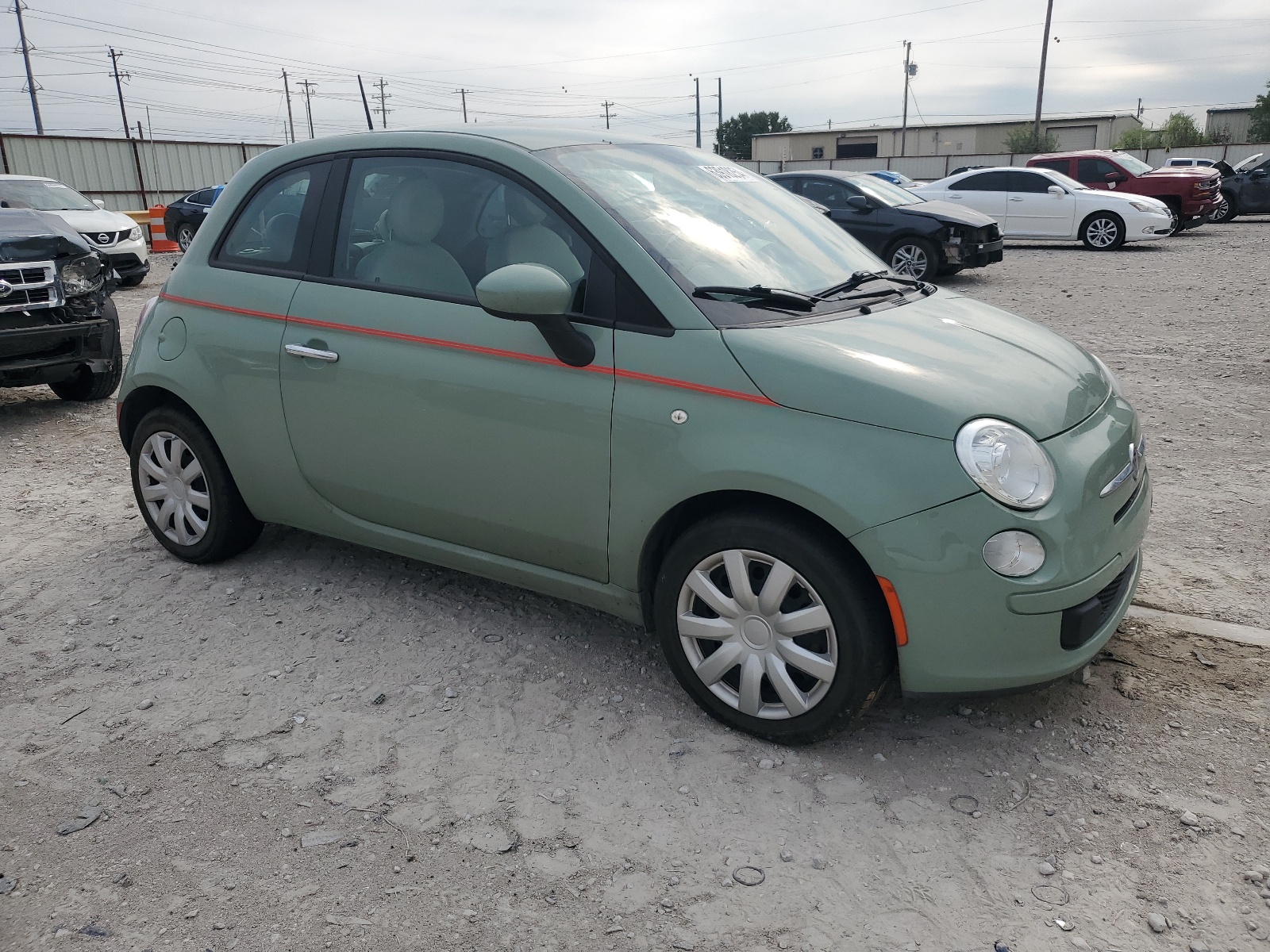 2012 Fiat 500 Pop vin: 3C3CFFAR4CT340016