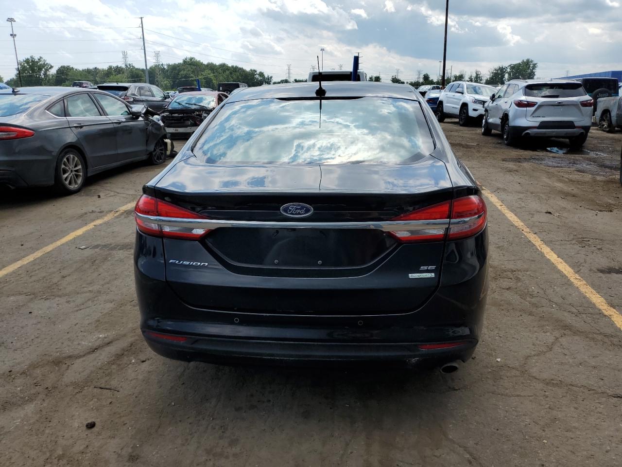 2017 Ford Fusion Se VIN: 3FA6P0HD2HR227740 Lot: 59417514