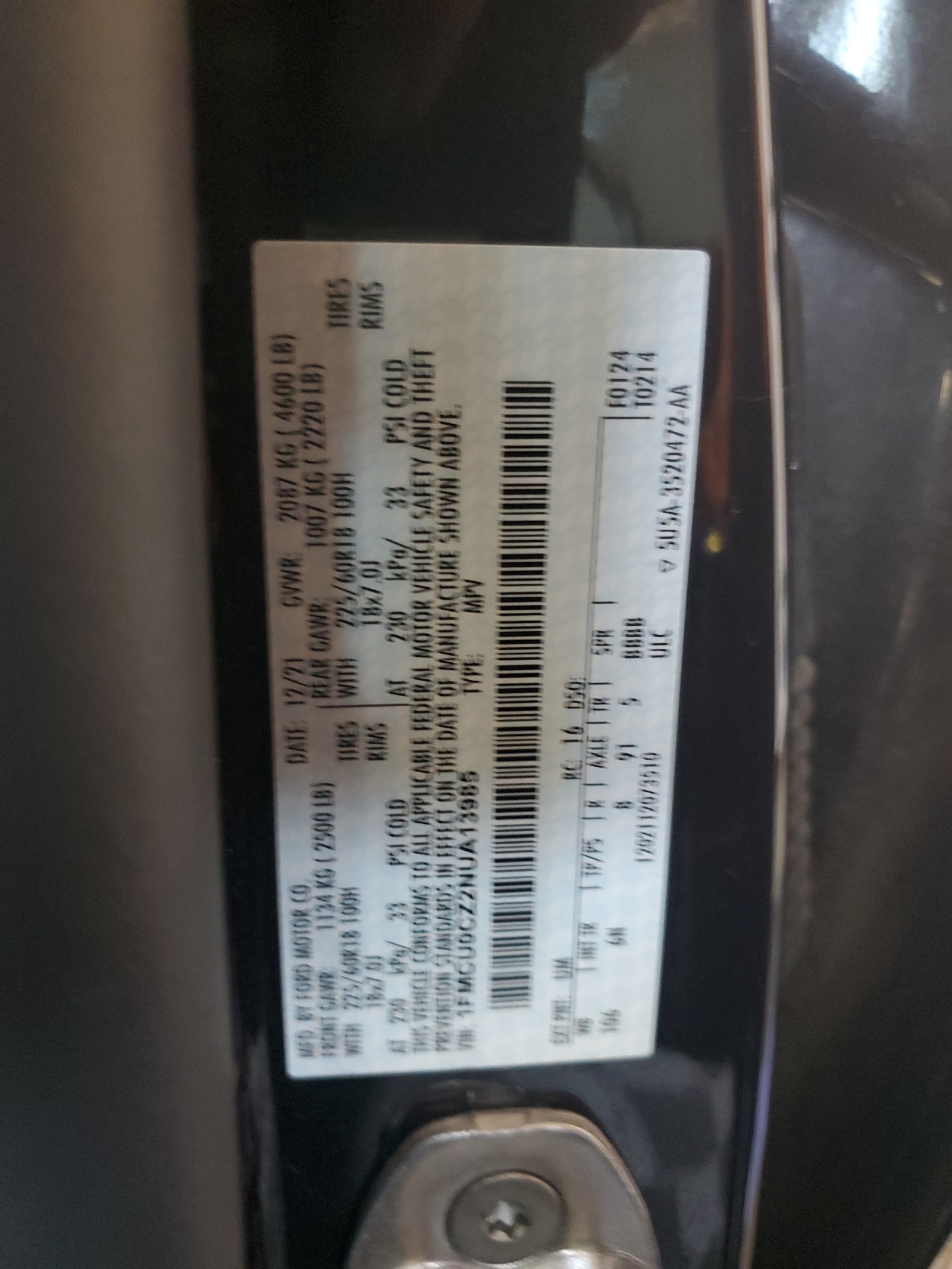 1FMCU0CZ2NUA13985 2022 Ford Escape Sel