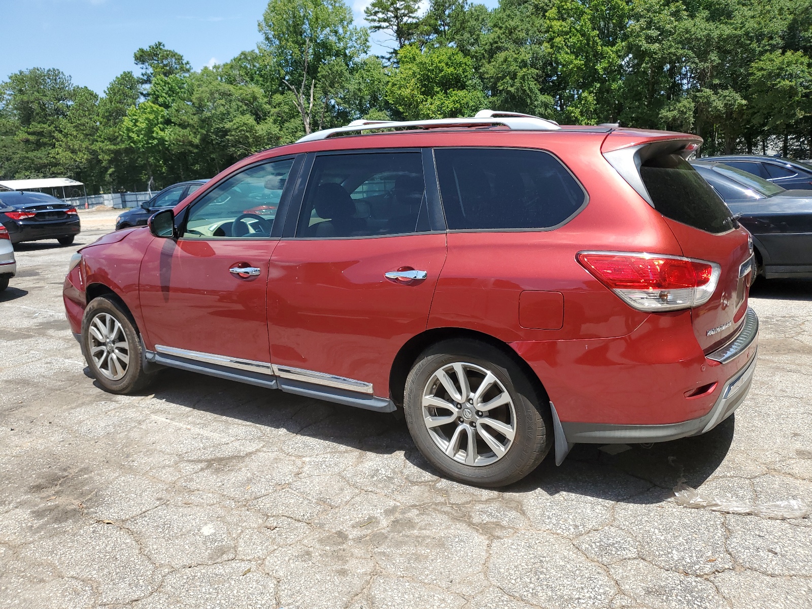 2014 Nissan Pathfinder S vin: 5N1AR2MN4EC641326