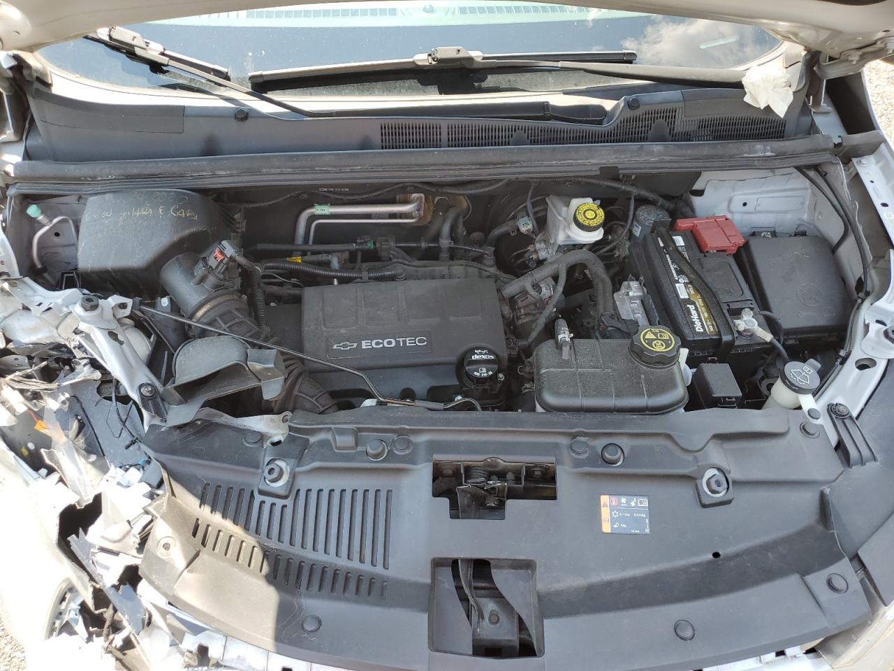 2017 Chevrolet Trax Ls VIN: KL7CJKSB4HB163834 Lot: 63208904