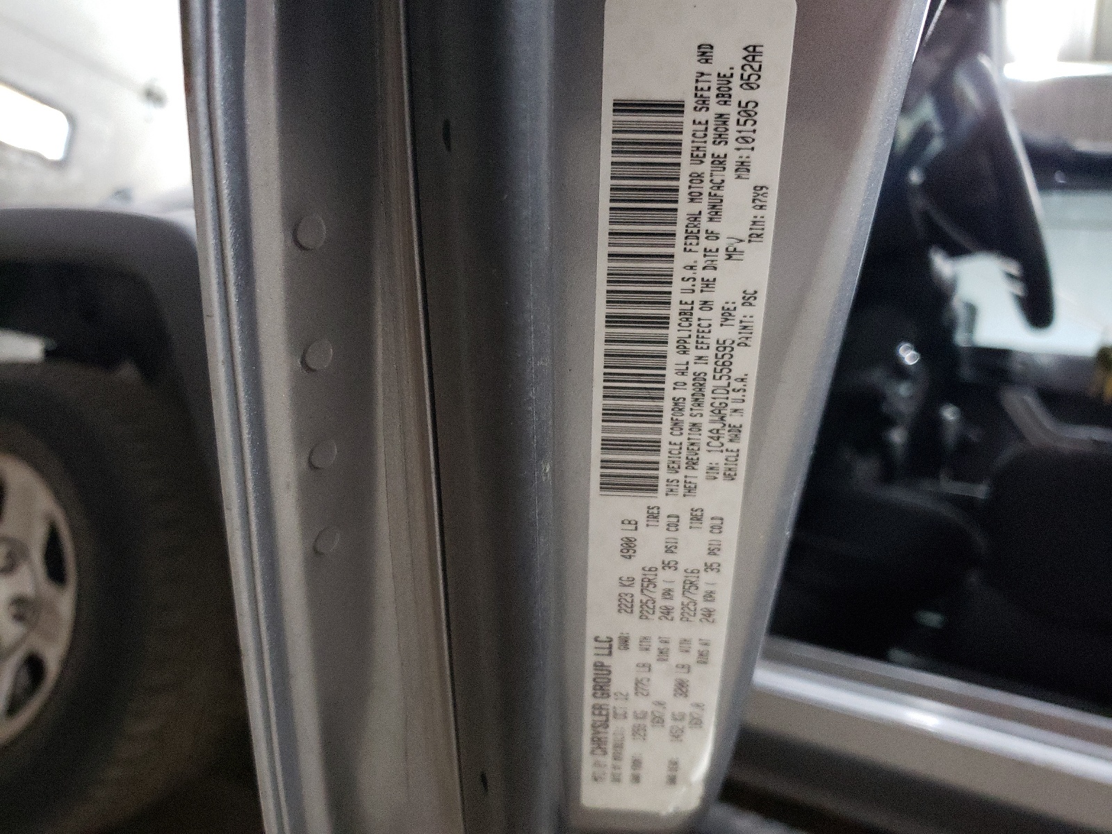 1C4AJWAG1DL556595 2013 Jeep Wrangler Sport