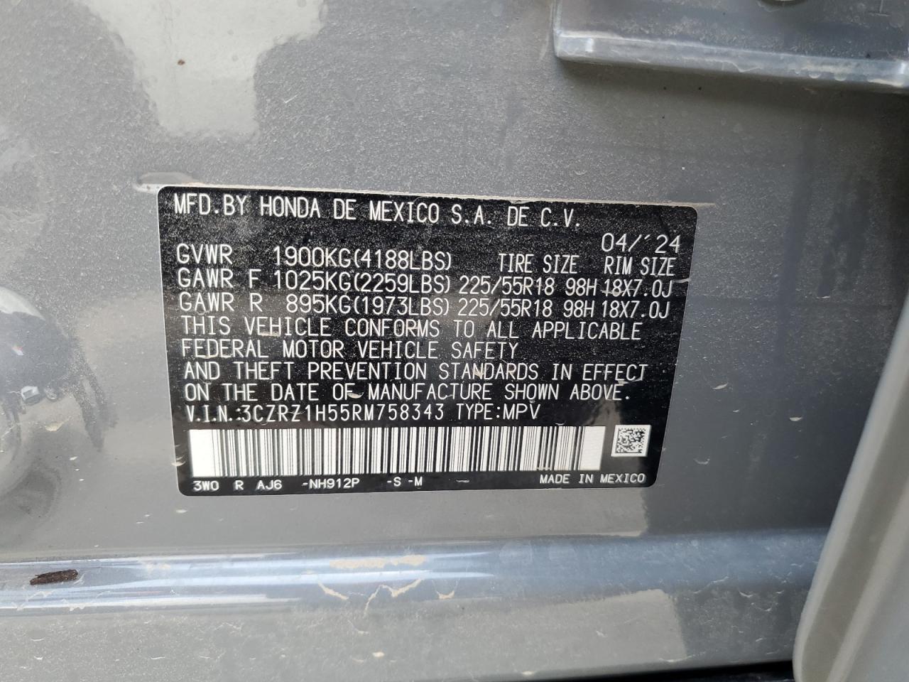 2024 Honda HR-V - Image 13