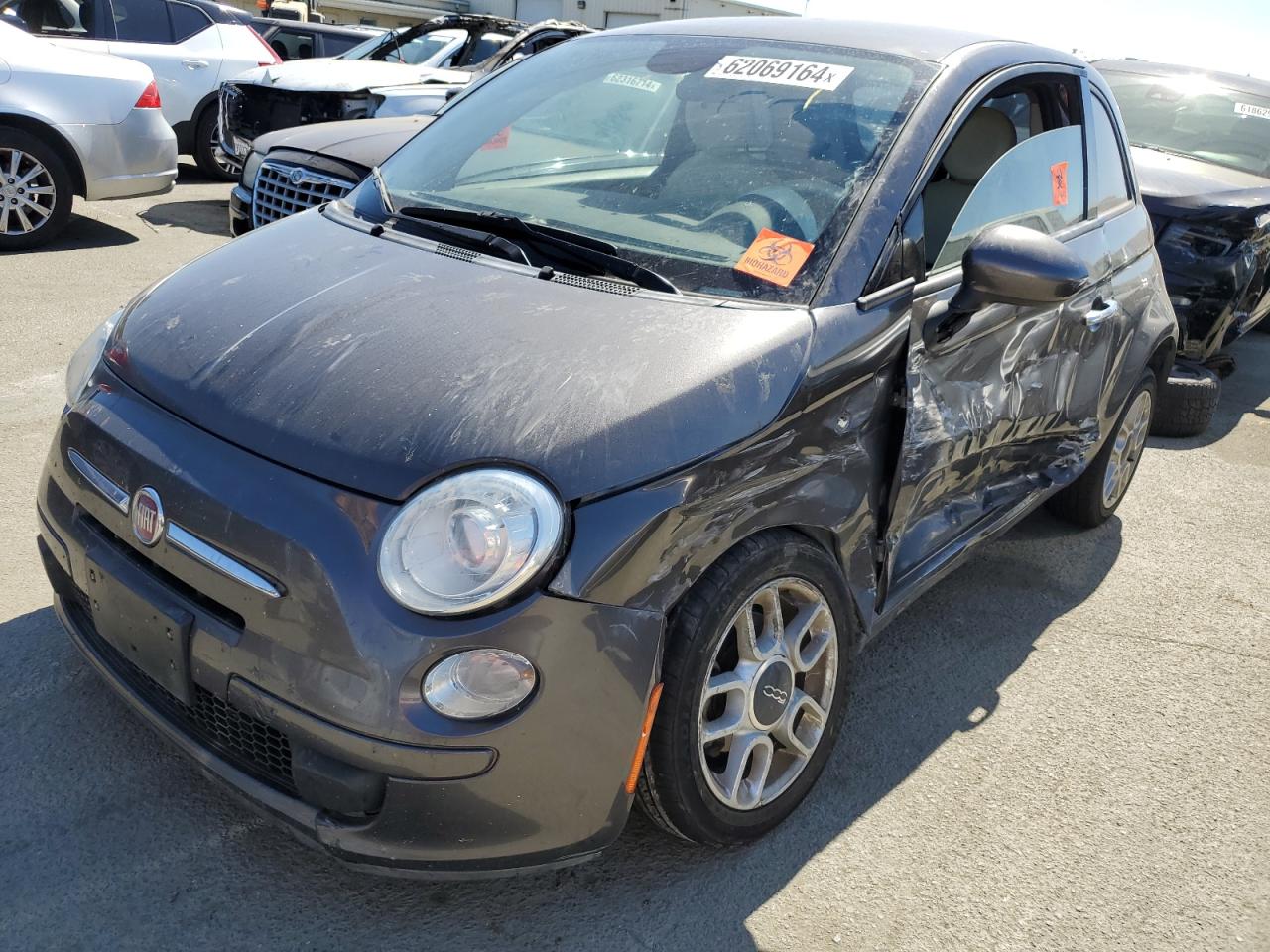 2015 Fiat 500 Pop VIN: 3C3CFFARXFT568901 Lot: 62069164