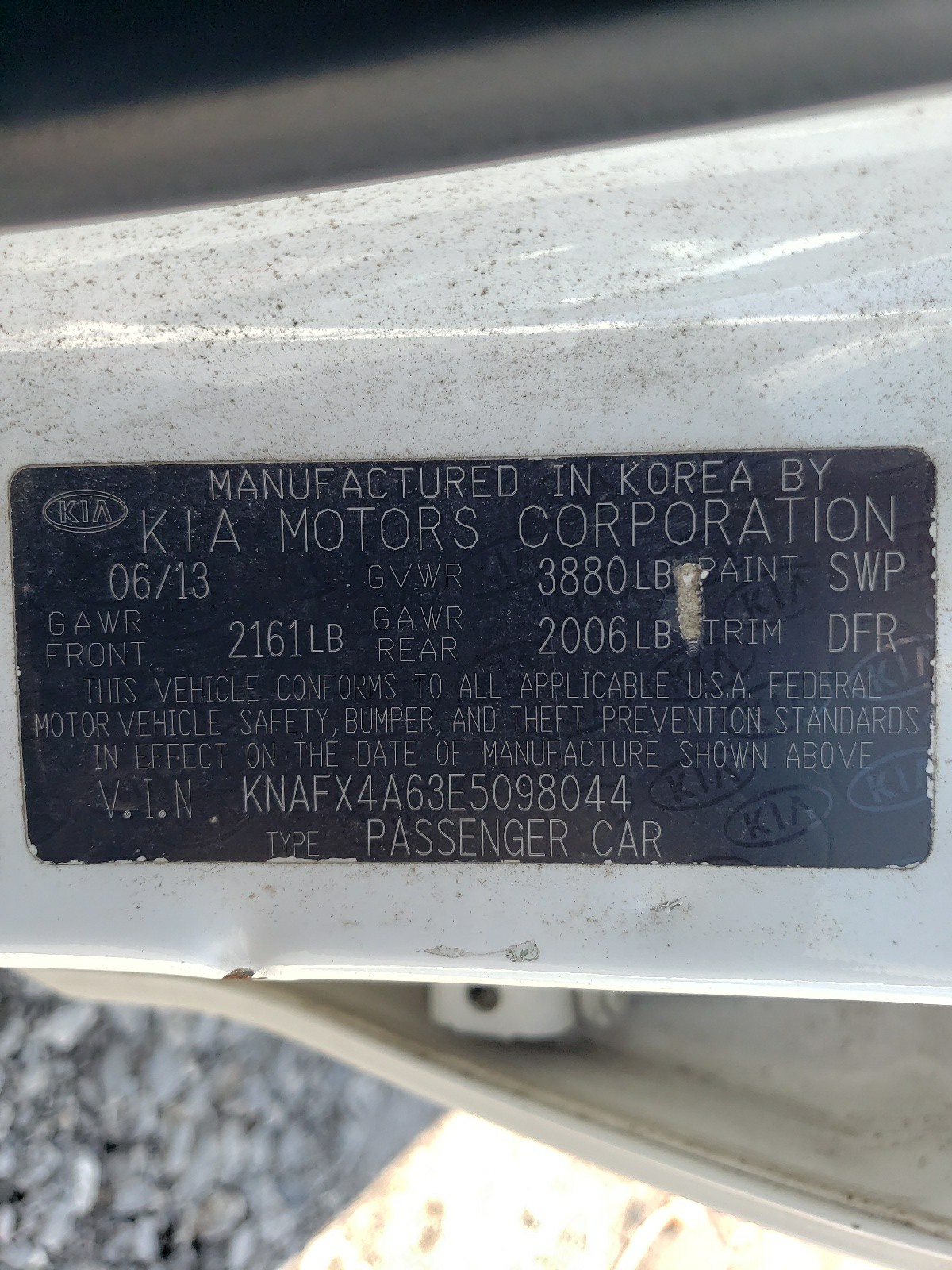 KNAFX4A63E5098044 2014 Kia Forte Lx