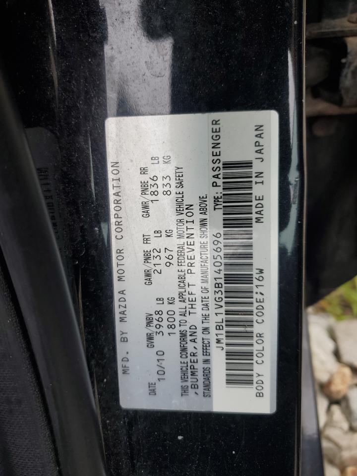 JM1BL1VG3B1405696 2011 Mazda 3 I