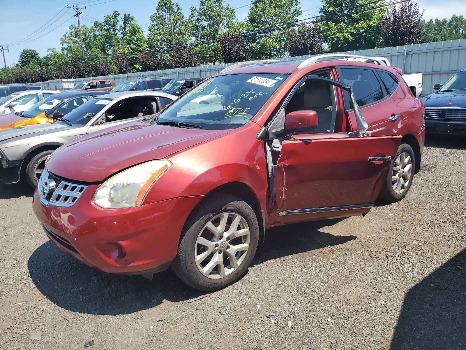 2012 Nissan Rogue S vin: JN8AS5MV0CW380335