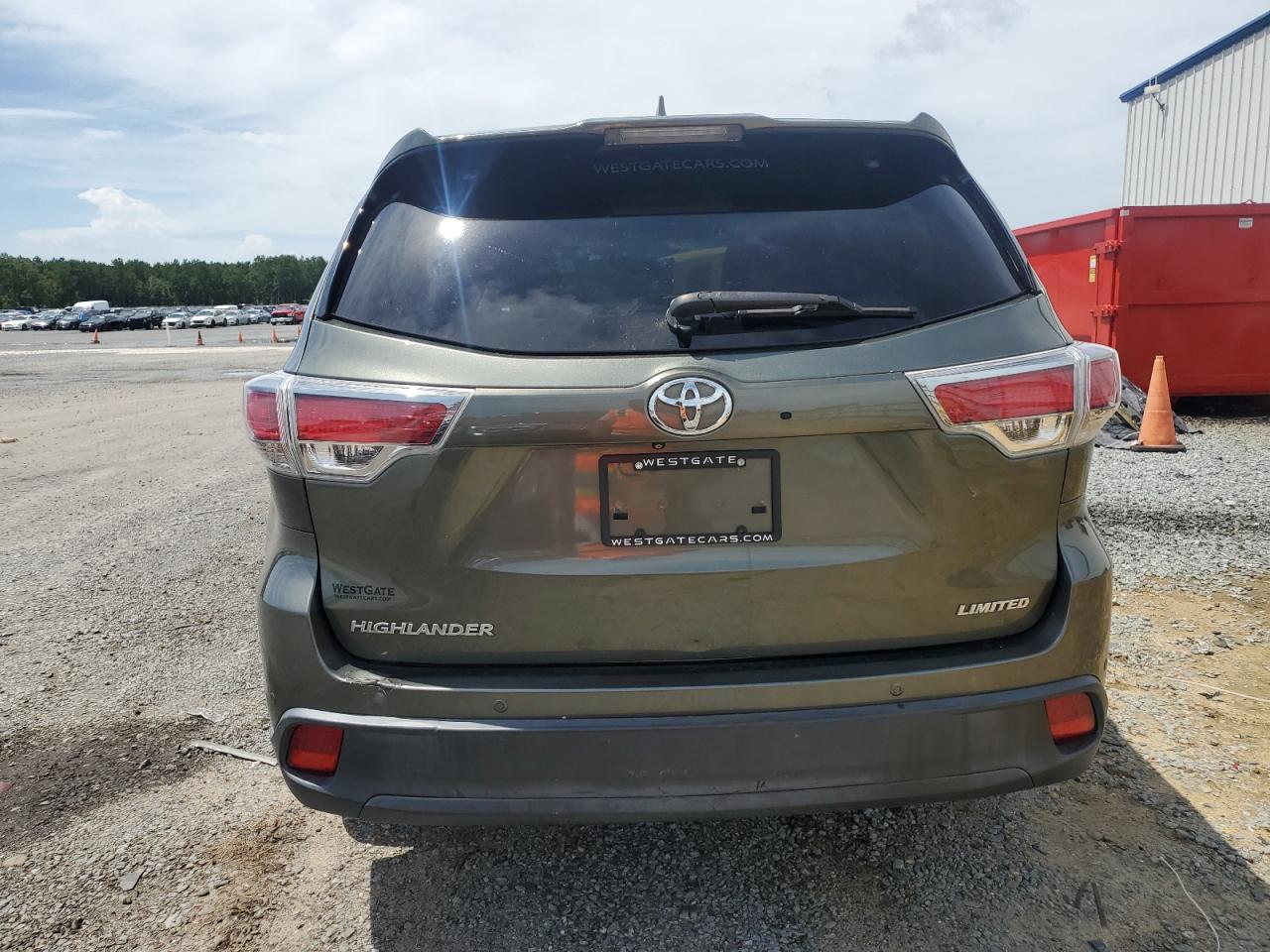 2014 Toyota Highlander Limited VIN: 5TDYKRFH4ES022537 Lot: 64200244