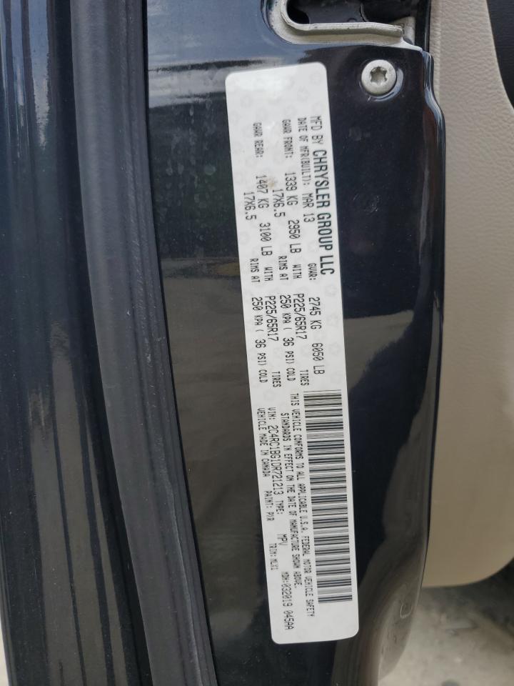 2013 Chrysler Town & Country Touring VIN: 2C4RC1BG1DR721213 Lot: 62306824