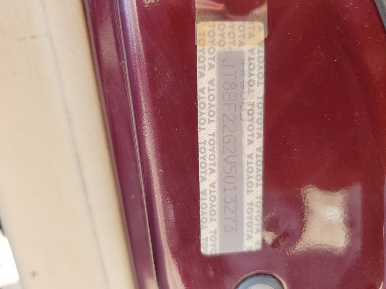 1997 Lexus Es 300 VIN: JT8BF22G2V5013273 Lot: 63509444