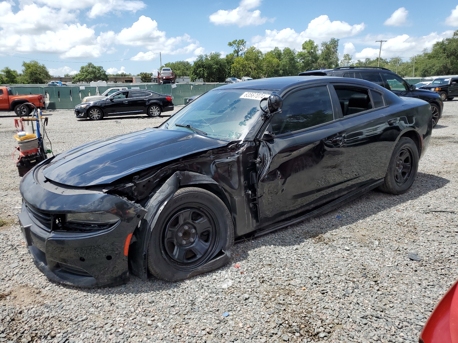 2019 Dodge Charger Police vin: 2C3CDXAT4KH703543