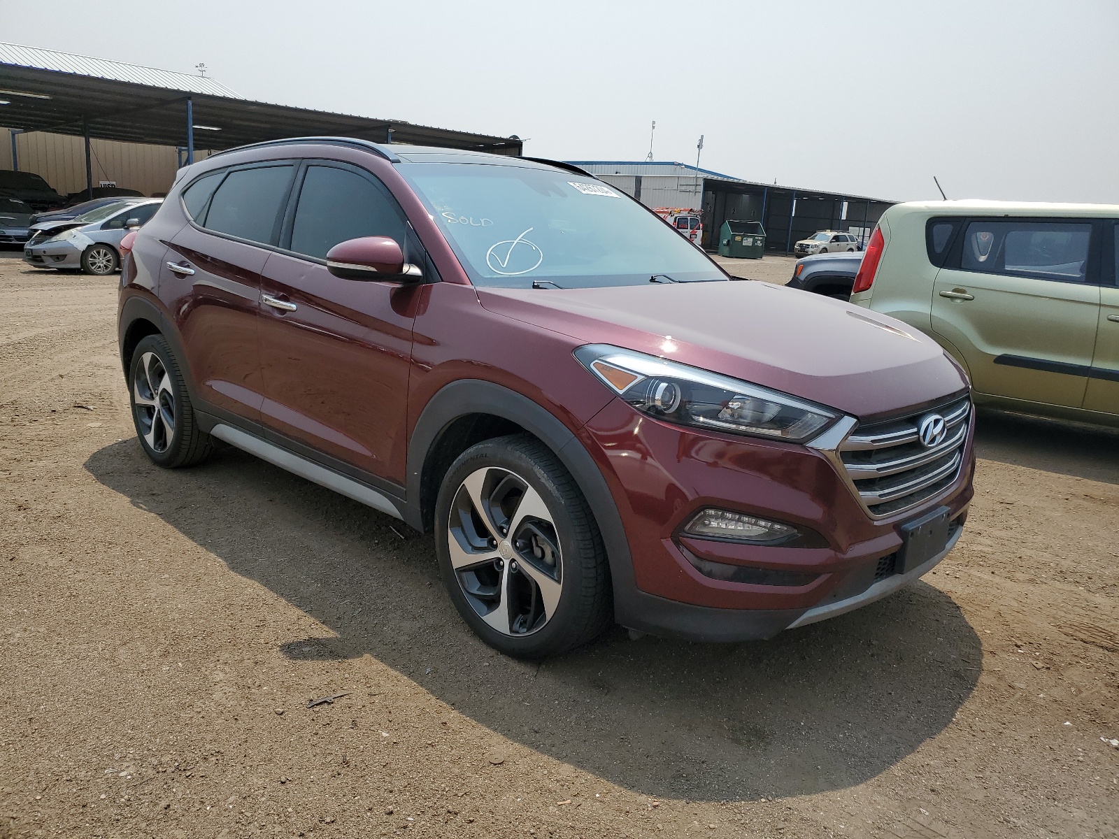 KM8J3CA26HU475164 2017 Hyundai Tucson Limited