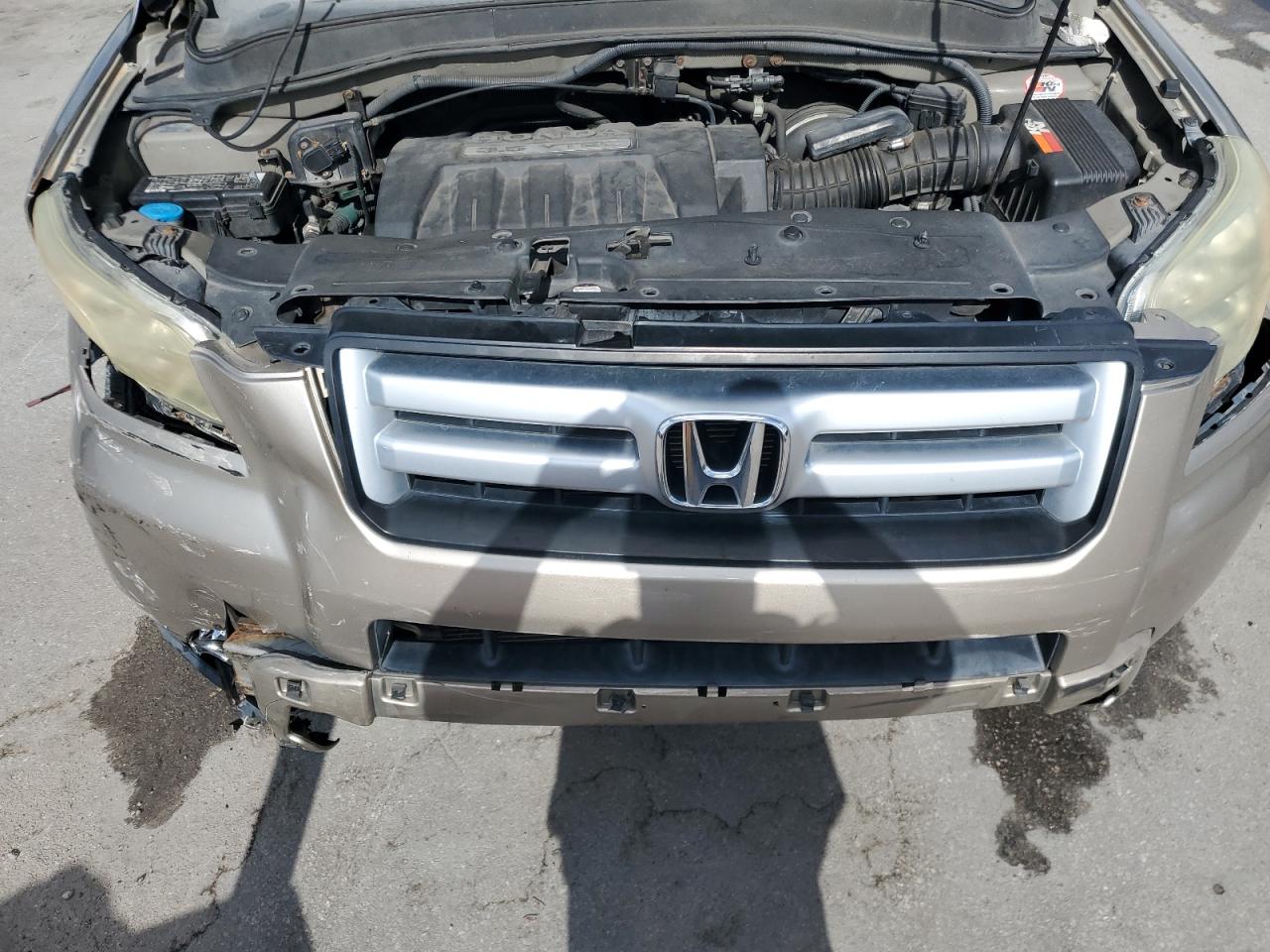 2006 Honda Pilot Ex VIN: 2HKYF18406H504459 Lot: 64271034