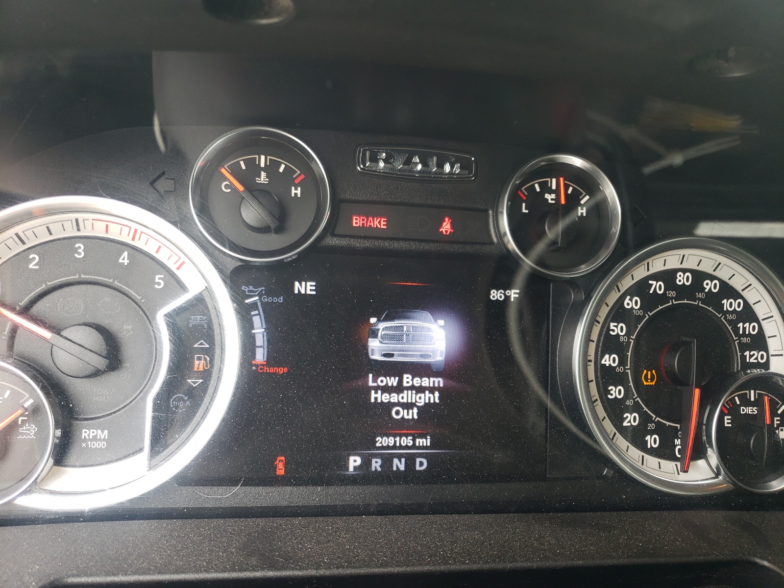 3C6UR5JL2DG552508 2013 Ram 2500 Slt