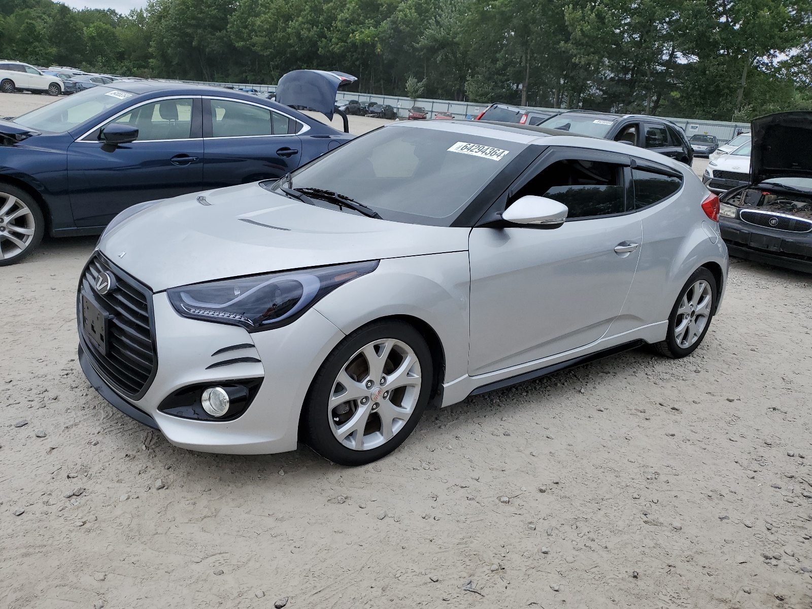 2014 Hyundai Veloster Turbo vin: KMHTC6AE3EU191278