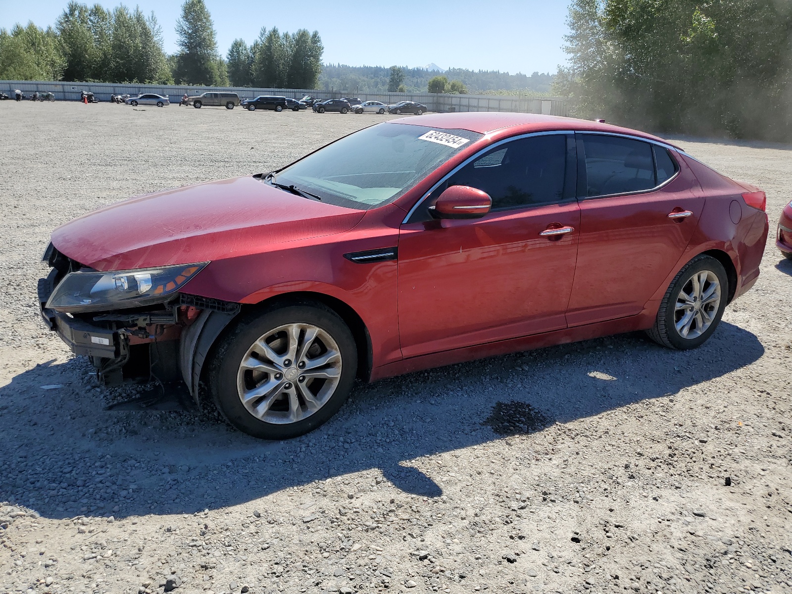 2013 Kia Optima Lx vin: 5XXGM4A70DG161040