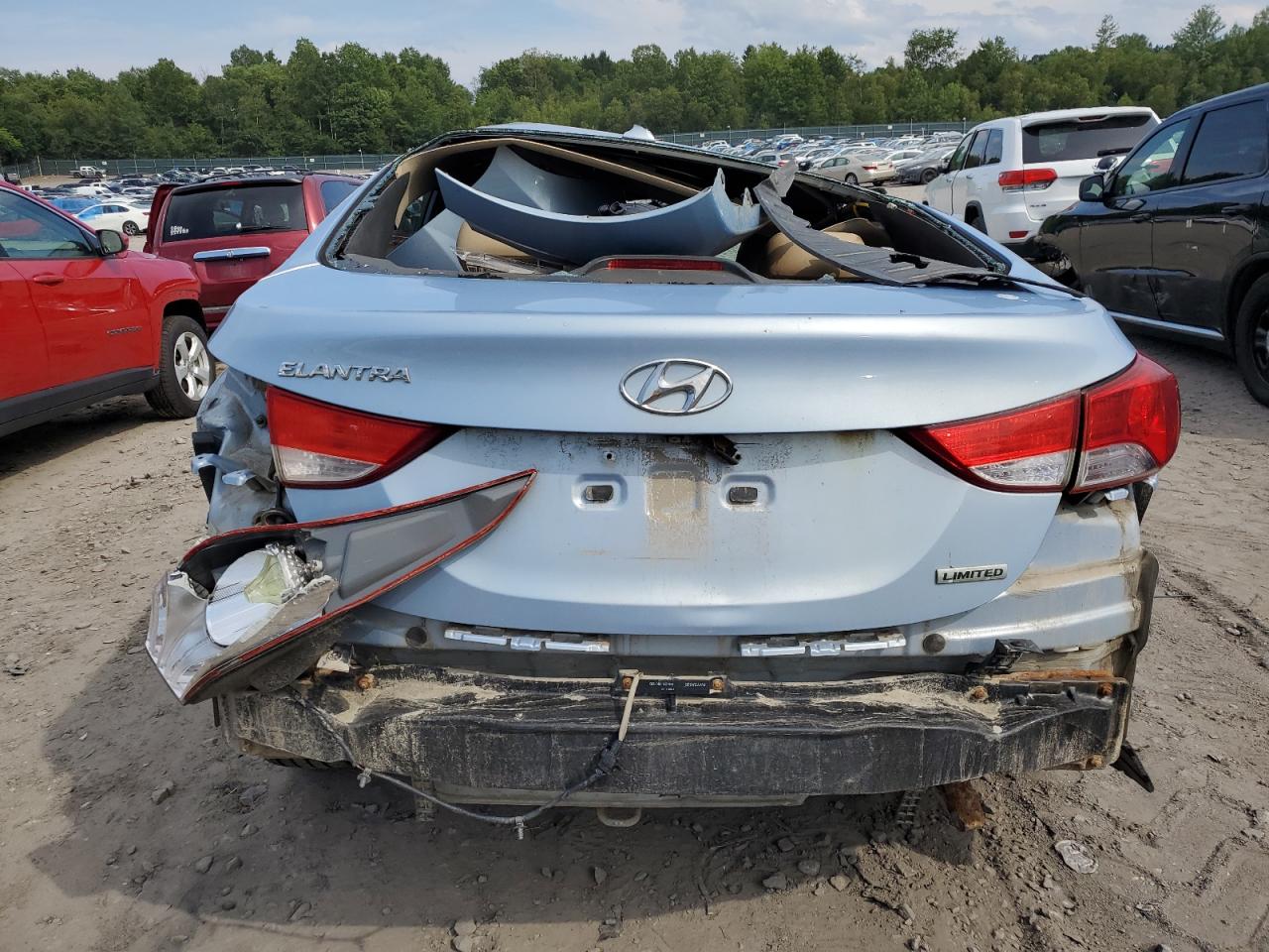 2012 Hyundai Elantra Gls VIN: KMHDH4AE6CU320511 Lot: 64744484