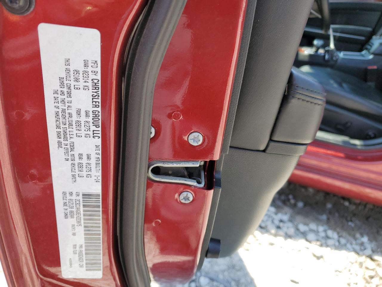 2014 Chrysler 300 VIN: 2C3CCAAG8EH223075 Lot: 65359484