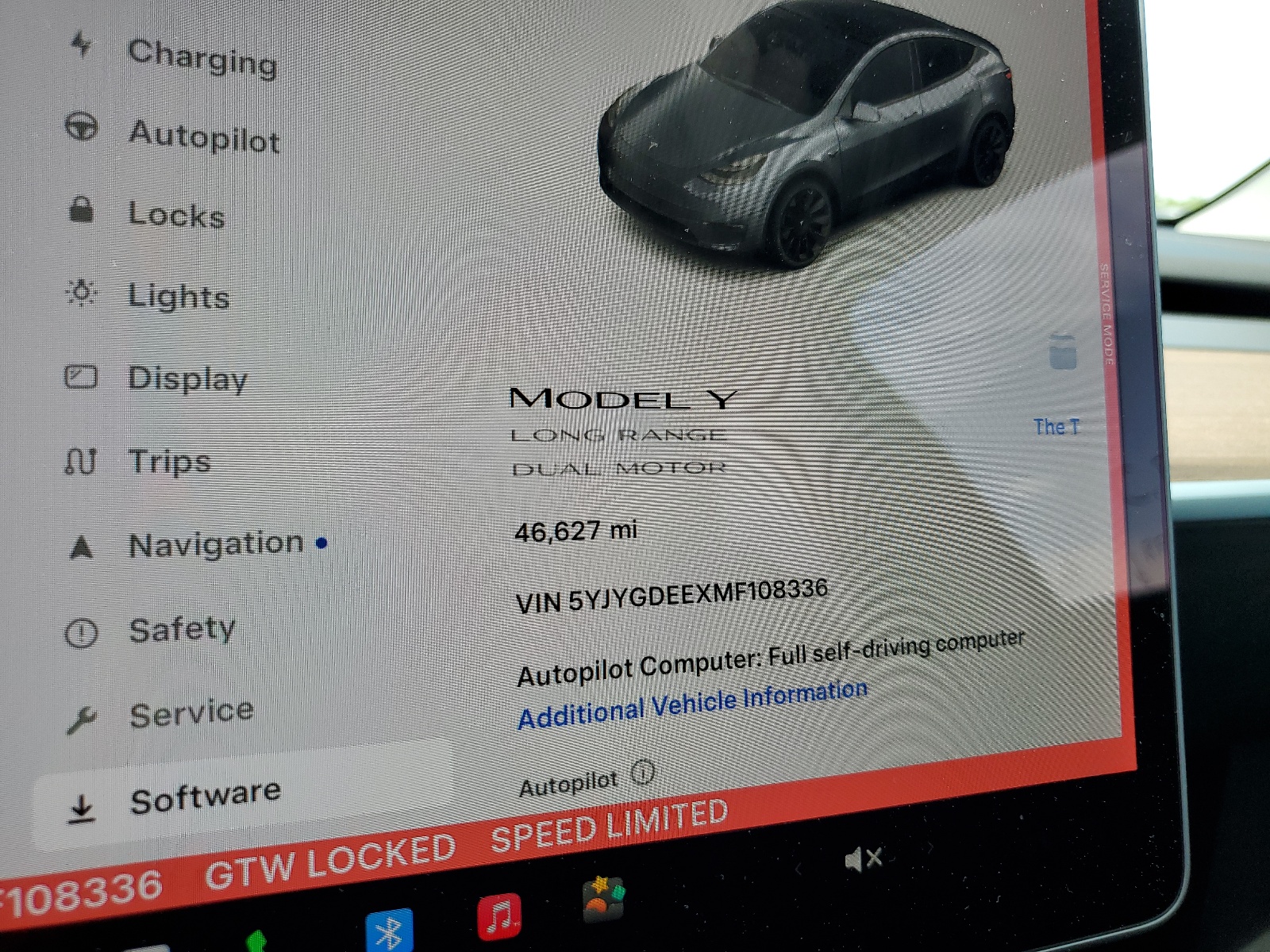 5YJYGDEEXMF108336 2021 Tesla Model Y