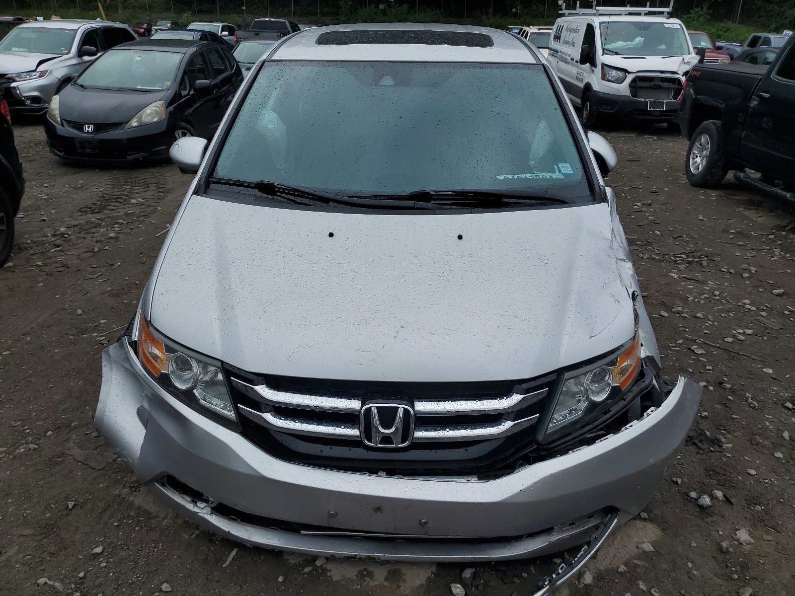 5FNRL5H62EB025673 2014 Honda Odyssey Exl