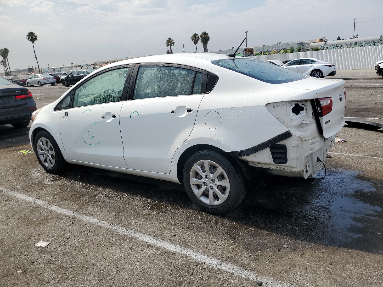 2014 Kia Rio Lx vin: KNADM4A35E6342745