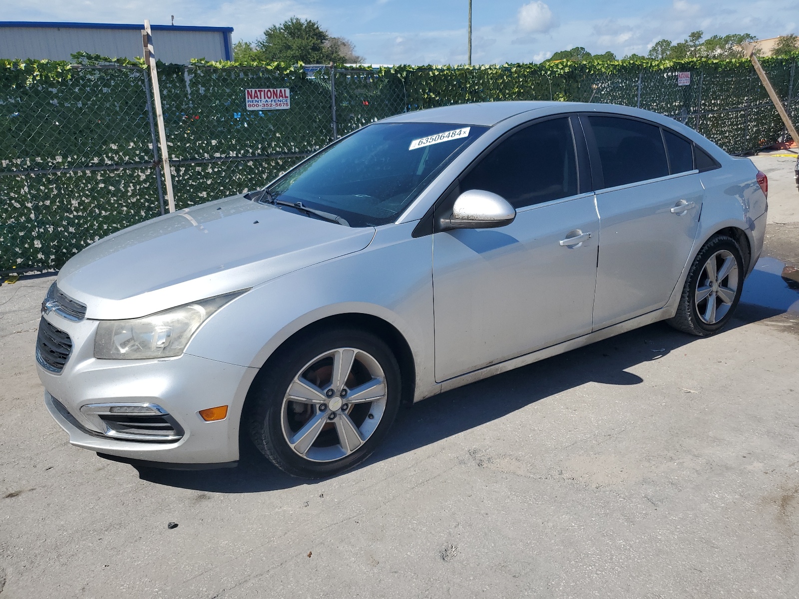 2015 Chevrolet Cruze Lt vin: 1G1PE5SB7F7205982