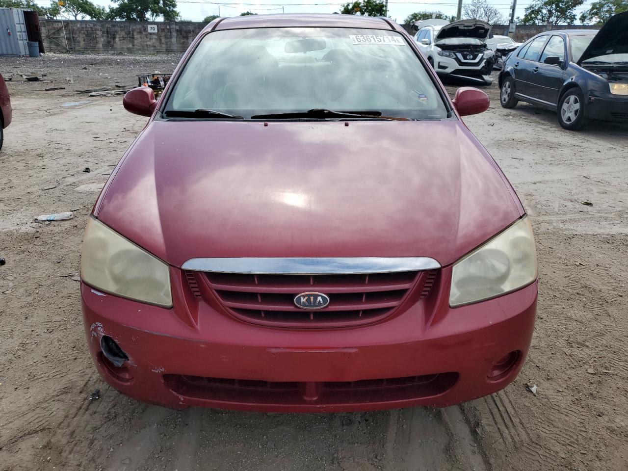 2006 Kia Spectra Lx VIN: KNAFE121X65326159 Lot: 63615714