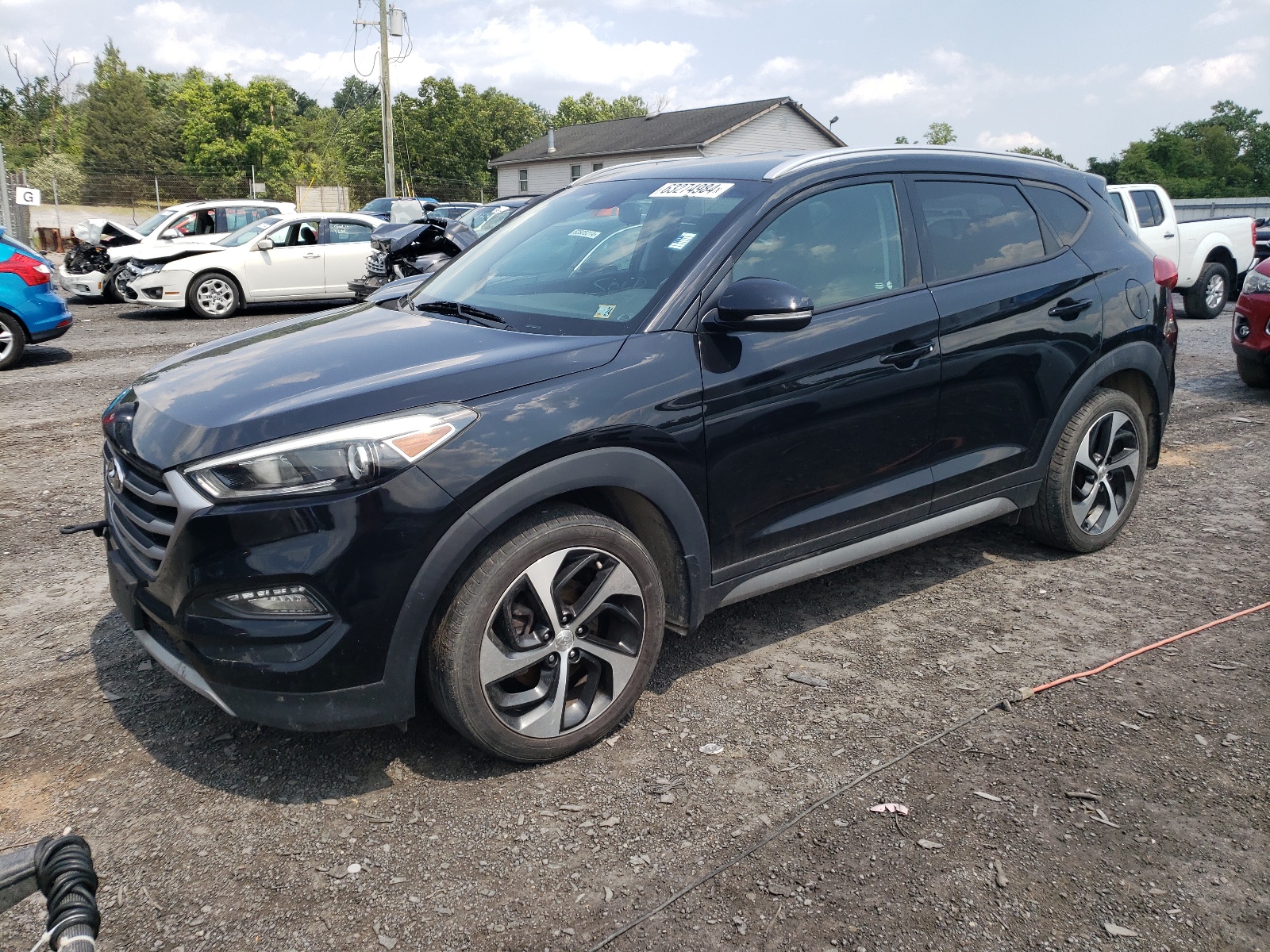 2017 Hyundai Tucson Limited vin: KM8J3CA27HU302320