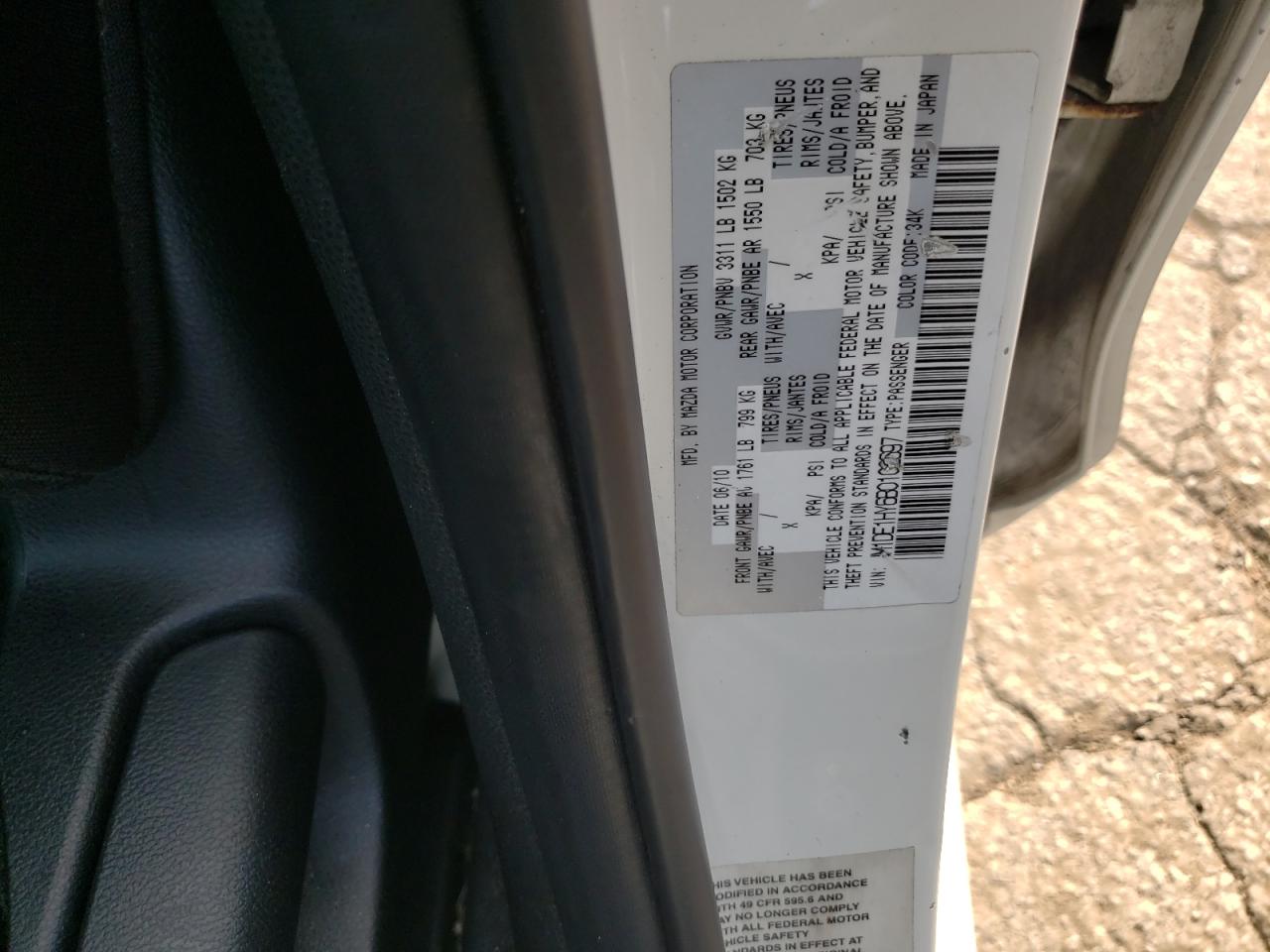 2011 Mazda Mazda2 VIN: JM1DE1HY6B0102697 Lot: 63830744