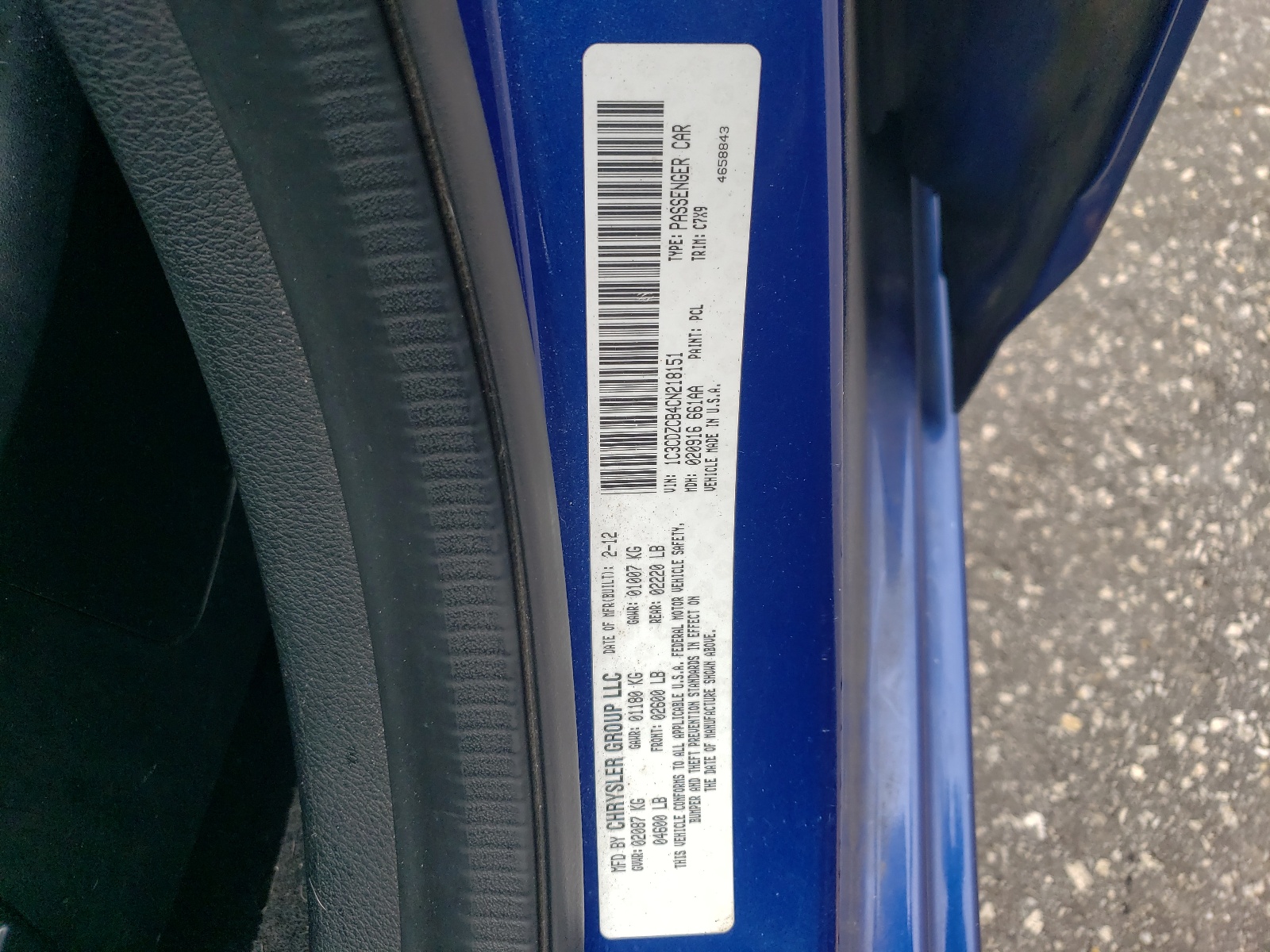 1C3CDZCB4CN218151 2012 Dodge Avenger Sxt