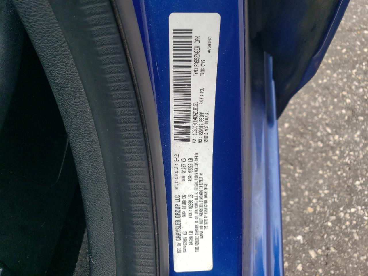 2012 Dodge Avenger Sxt VIN: 1C3CDZCB4CN218151 Lot: 63948064