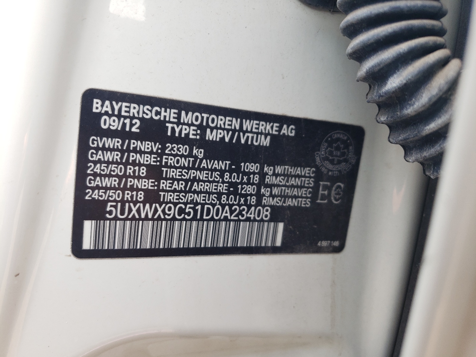 5UXWX9C51D0A23408 2013 BMW X3 xDrive28I