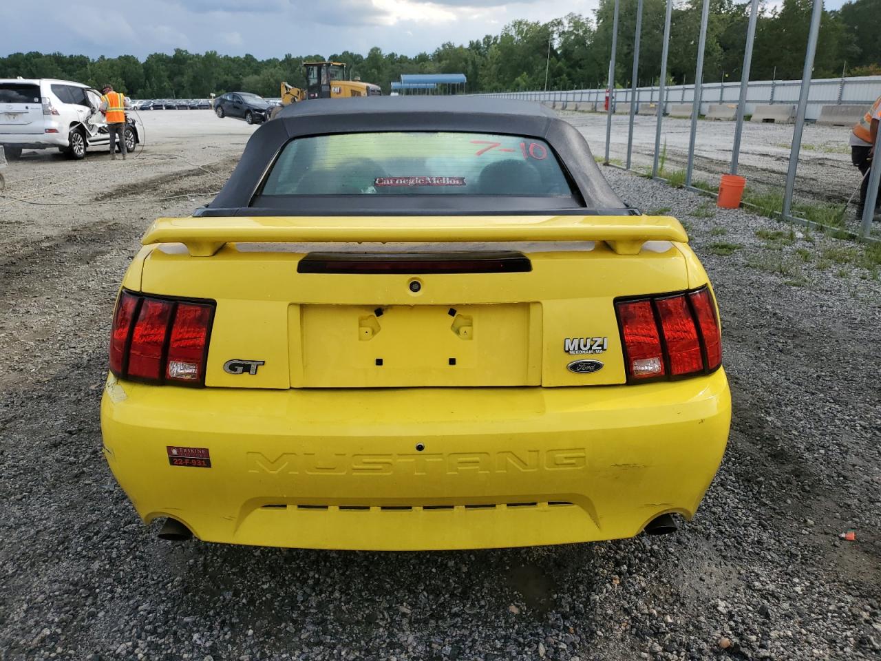 2003 Ford Mustang Gt VIN: 1FAFP45X93F413030 Lot: 62958314