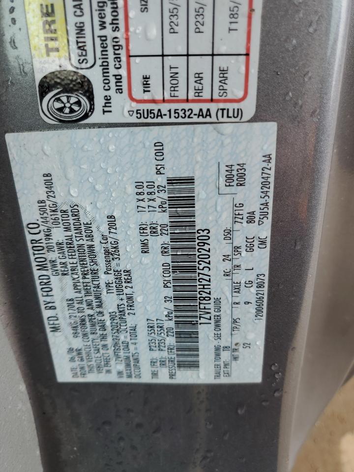 2007 Ford Mustang Gt VIN: 1ZVFT82H275202903 Lot: 63651644