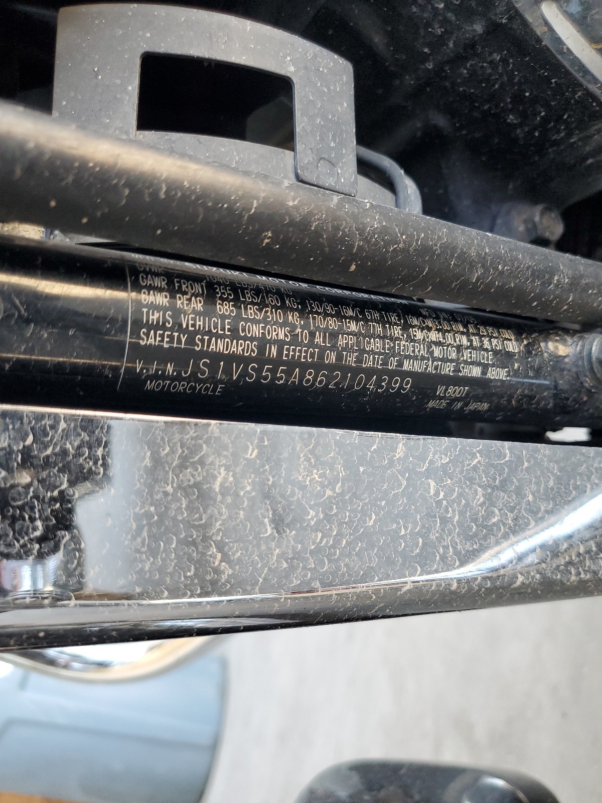 JS1VS55A862104399 2006 Suzuki C50