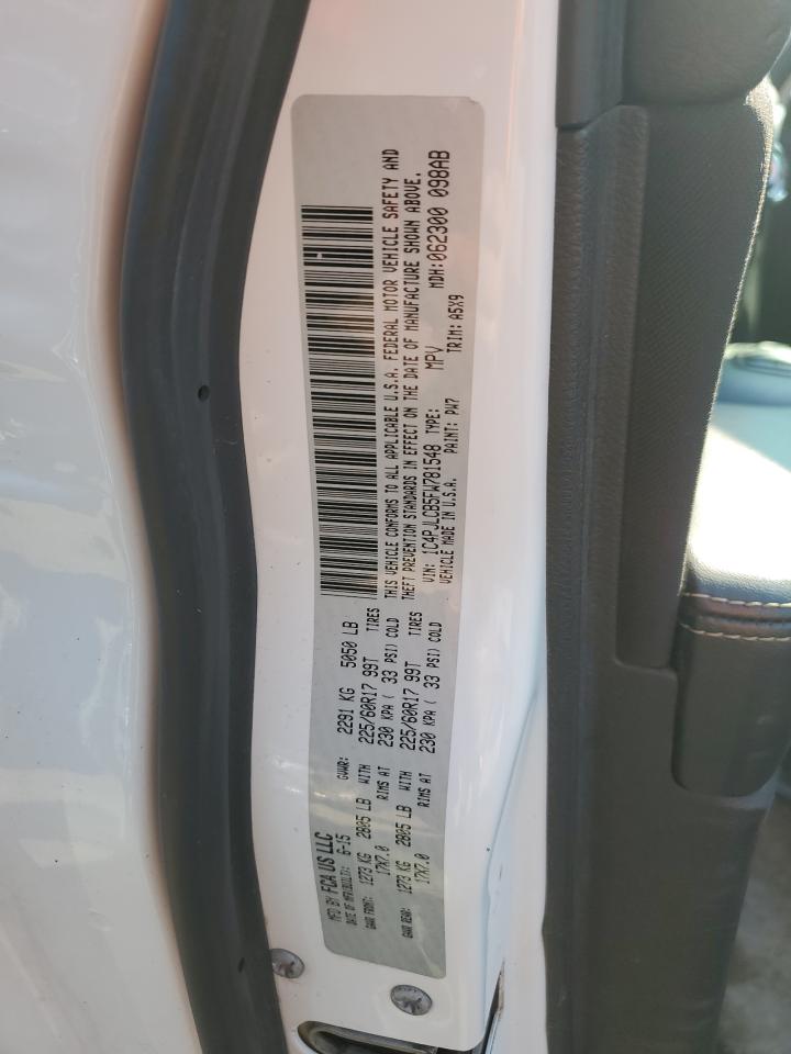 2015 Jeep Cherokee Latitude VIN: 1C4PJLCB5FW781548 Lot: 62869864