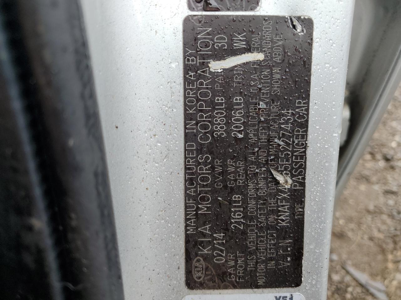 2014 Kia Forte Lx VIN: KNAFX4A65E5227434 Lot: 65071174