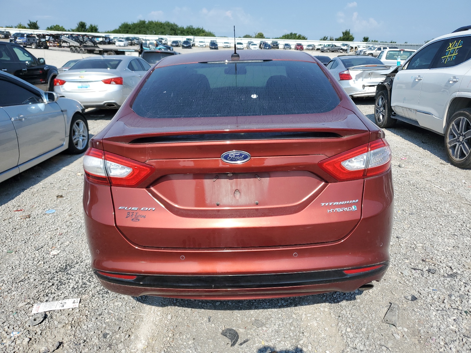 3FA6P0RU5ER192296 2014 Ford Fusion Titanium Hev