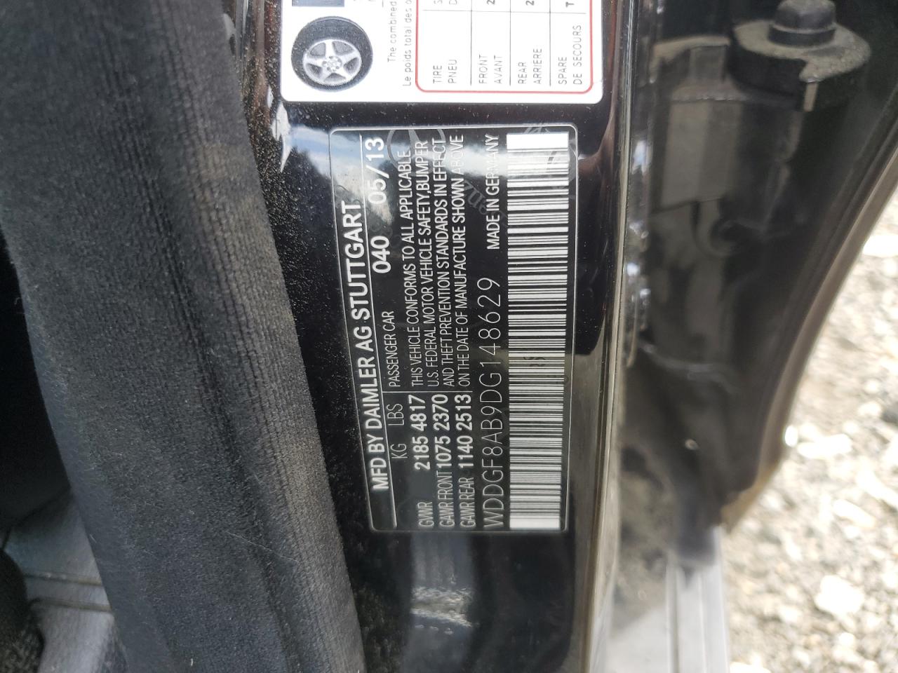 2013 Mercedes-Benz C 300 4Matic VIN: WDDGF8AB9DG148629 Lot: 63236614