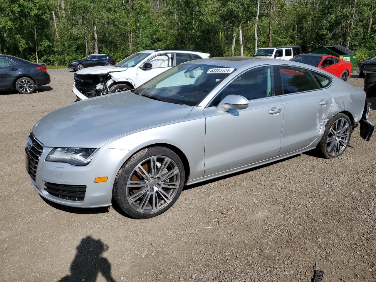 2012 Audi A7 Prestige VIN: WAU2GCFC5CN136345 Lot: 63328134
