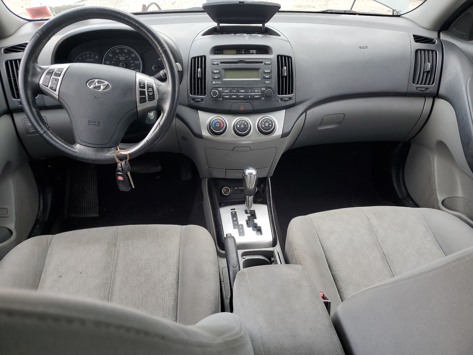 KMHDU4AD8AU836241 2010 Hyundai Elantra Blue