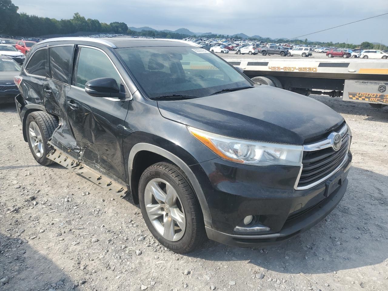 2015 Toyota Highlander Limited VIN: 5TDDKRFH3FS165298 Lot: 63500484