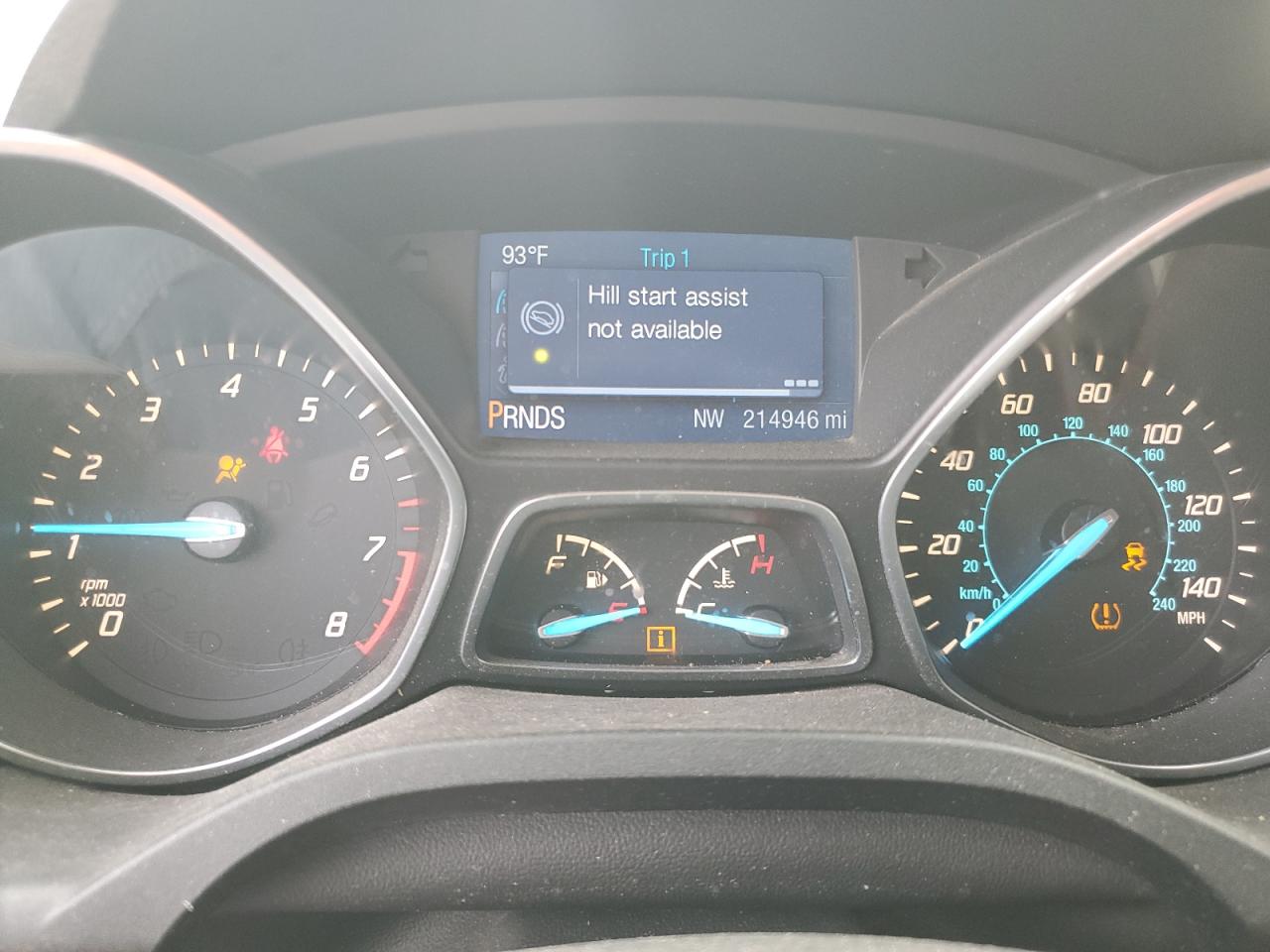 2014 Ford Escape S VIN: 1FMCU0F70EUD50634 Lot: 60612504