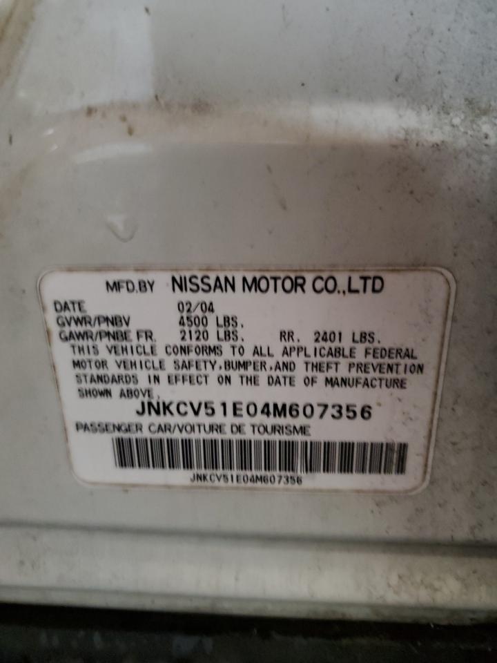 JNKCV51E04M607356 2004 Infiniti G35