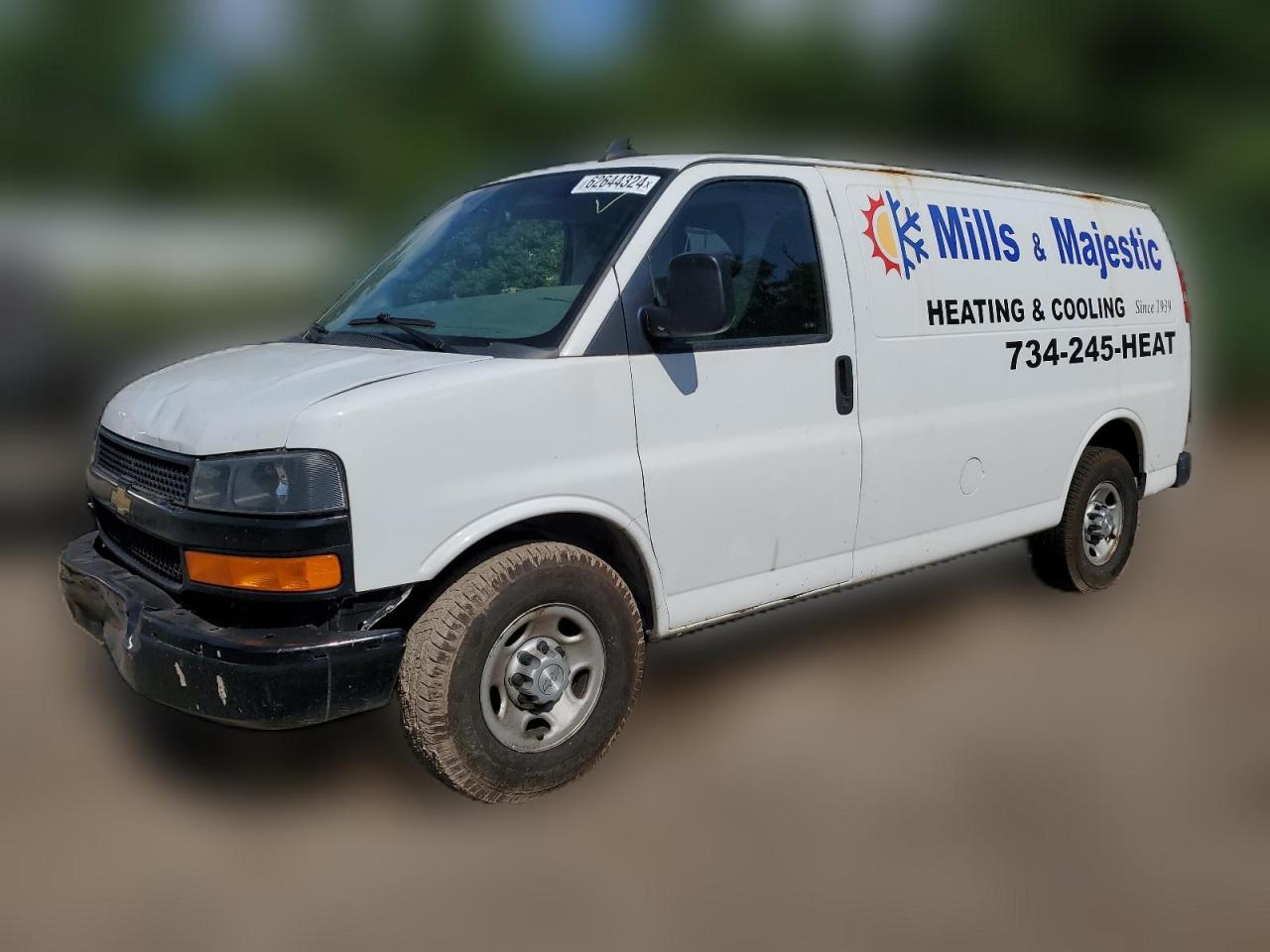 2018 Chevrolet Express G2500 VIN: 1GCWGAFP7J1165264 Lot: 62644324